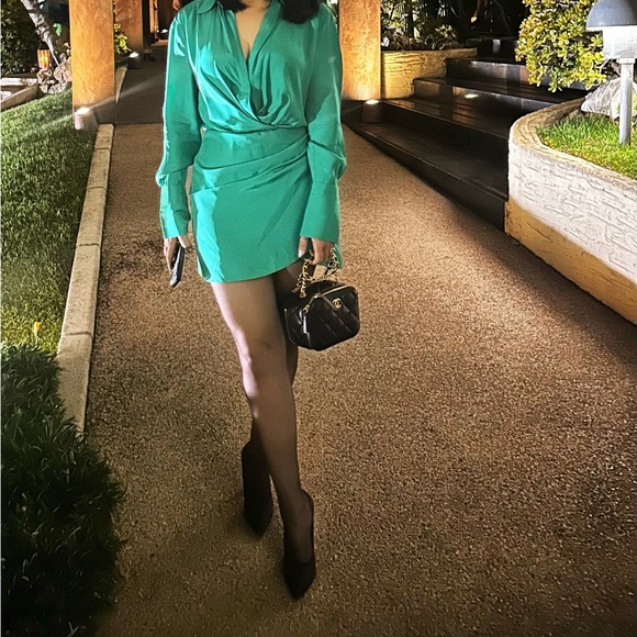 Gauge81 green mini dress ! Size s